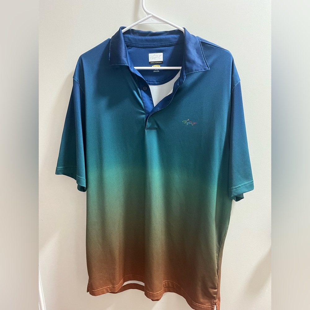 Mens large Greg Norman excellent condition. Bundle to save! Golf polo